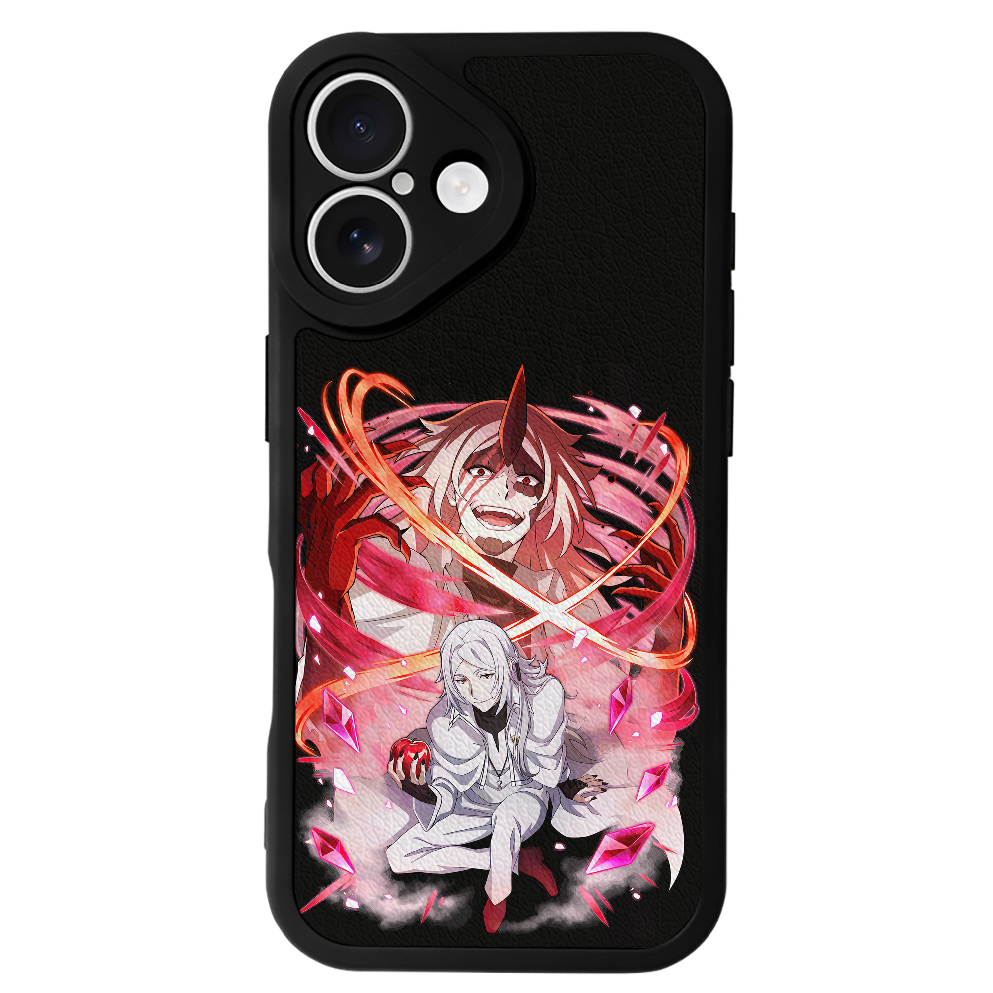（画像用） 文豪ストレイドッグス Bungo Stray Dogs 【iPhone 16シリーズ対応】シリコンスマホケース（レザー調） 材質：シリコン